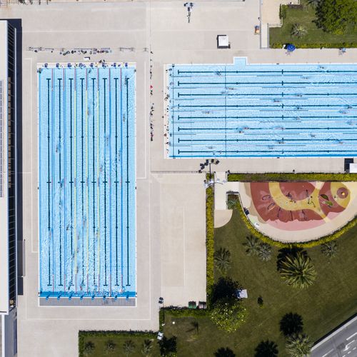户外比赛游泳池 - Myrtha Pools - 体育活动用 / 公共 / 不锈钢