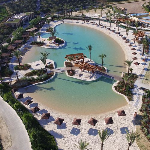 定制游泳池 - Lagoon - Myrtha Pools - 模块化 / 防滑 / 户外