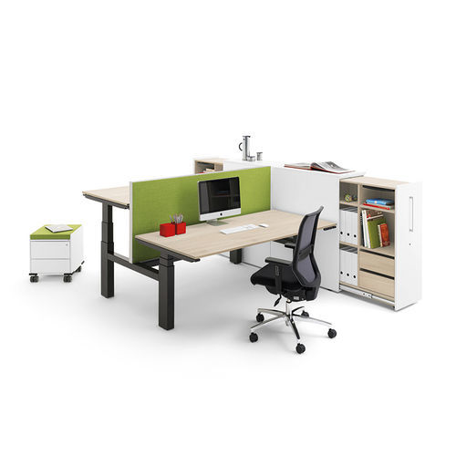 开放式办公桌 - WINEA ECO - WINI Büromöbel Georg Schmidt GmbH & Co. KG - 现代风格 / 木制贴皮 / 直线型