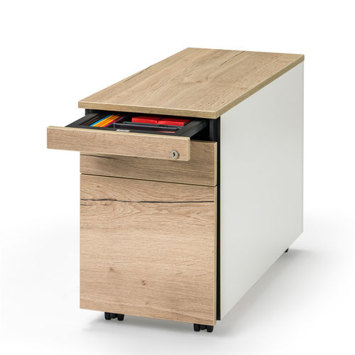 木质抽屉文件柜 - WINI CONTAINER - WINI Büromöbel Georg Schmidt GmbH & Co. KG - 钢 / 三聚氰胺 / 3 屉式