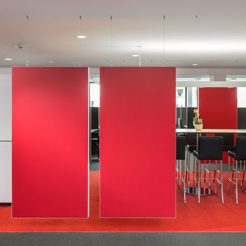 办公室隔断 - WINEA SINUS - WINI Büromöbel Georg Schmidt GmbH & Co. KG - 悬挂 / 铝制 / 聚酯