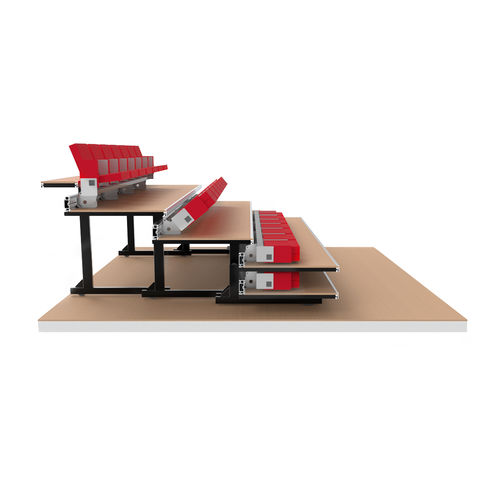 现代风格礼堂椅 - Figueras International Seating - 布料 / 钢 / 折叠