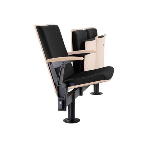 现代风格礼堂椅 - MINISPACE 5071 - Figueras International Seating - 聚氨酯发泡 / 山毛榉木 / 折叠