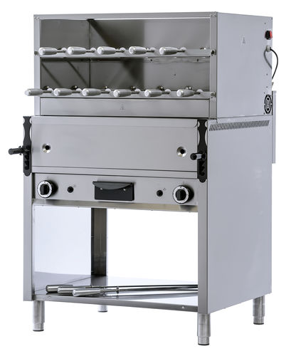 烤肉烤箱 - M11+ GRIGLIA GAS PIETRA LAVICA 800M - ELANGRILL - 专业 / 燃气 / 电动
