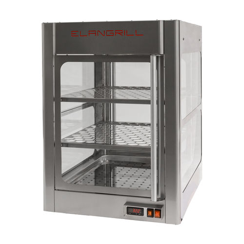依靠式保温展示柜 - TCR1 - ELANGRILL - 内置照明 / 带有平开门 / 用于商店