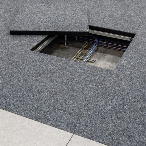 钢活动地板 - ROCK 412 - ACCESS FLOOR POLYGROUP - 电镀钢 / 混凝土 / 水泥