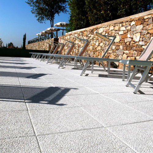 混凝土铺路石 - WHITE CARRARA 3 - MASPE PAVINGS - 人造石 / 户外 / 人行道