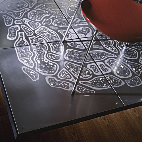 不锈钢瓷砖 - SM01 SISTEMAMEN LASER CUT AND ENGRAVING - Planium - 抛光 / 高亮光 / 纹理