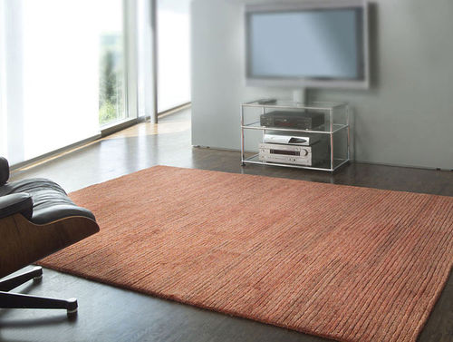 现代风格地毯 - Lines Red - DESIGNERCARPETS Drechsle - 条纹 / 单色 / 麻纤维