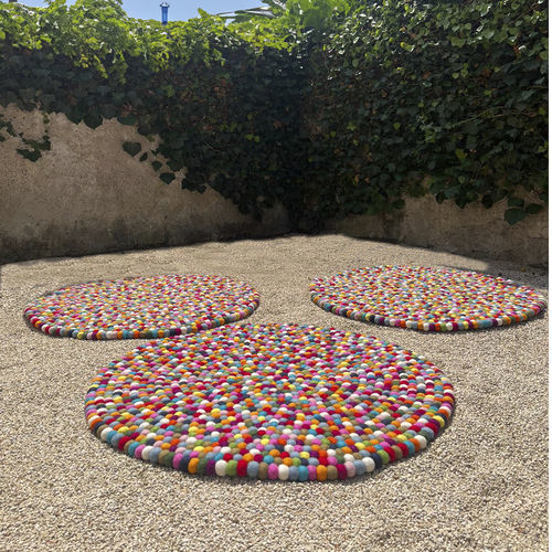 现代风格地毯 - CONFETTI  - DESIGNERCARPETS Drechsle - 图案 / 羊毛 / 圆形
