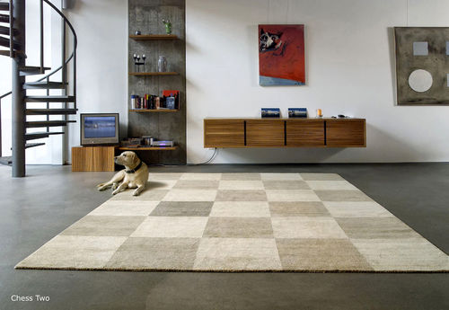 现代风格地毯 - Chess - DESIGNERCARPETS Drechsle - 格子 / 麻纤维 / 羊毛