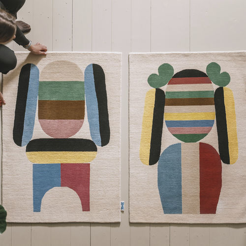 现代风格地毯 - Bela & Elis - DESIGNERCARPETS Drechsle - 图案 / 西藏羊毛 / 长方形