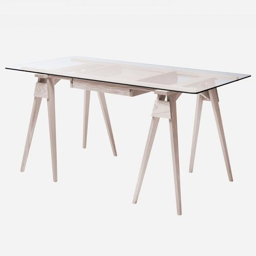 北欧风格办公桌 - ARCO - DESIGN HOUSE STOCKHOLM - 实木 / 玻璃 / 办公室