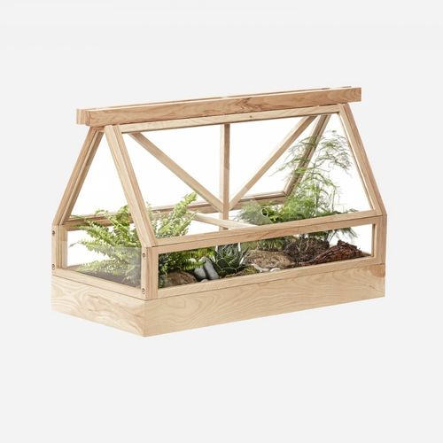 白蜡木花坛 - GREENHOUSE  - DESIGN HOUSE STOCKHOLM - 金属 / 玻璃 / 长方形