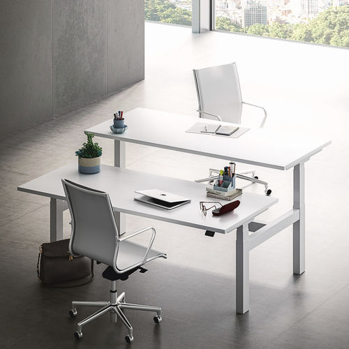 现代风格工作台 - SISTEMA28 LIFT-UP - Fantoni - MDF / 长方形 / 办公室