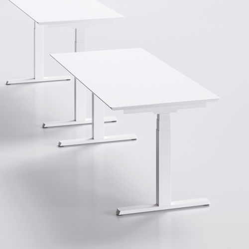 现代风格工作台 - MÈTA LIFT-UP - Fantoni - MDF / 长方形 / 办公室