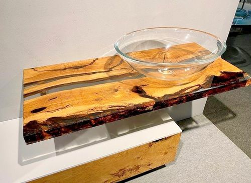 木质洗手盆台面 - WASHBASIN - ANTICO TRENTINO DI LUCIO SRL - 定制