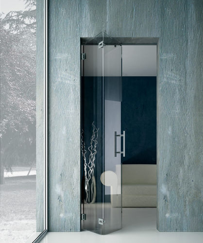 门推拉门系统 - SOFFIETTINO L-2600 - METALGLAS - 玻璃门