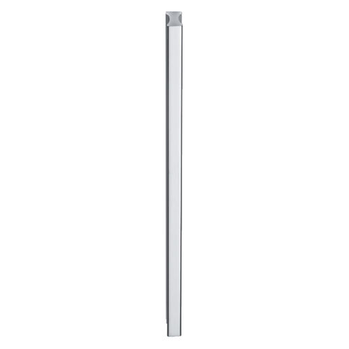 玻璃门拉手 - POR-0408 V - METALGLAS - 铝制 / 现代风格 / 镀铬
