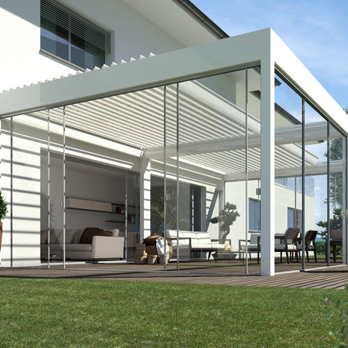 挤压铝材建筑遮阳板 - OSKURA WATERPROOF  - Sunroom S.p.A. - 用于屋顶 / 用于遮蔽棚 / 用于阳光房