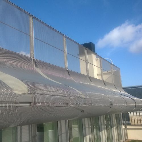 不锈钢金属丝网 - TISSFLEX GRIMP 01 B/ 01D  - MC&I - 室内装潢 / 用于隔墙 / 用于外墙