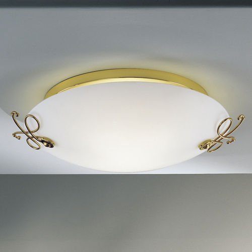 传统风格顶灯 - PAVILLON - Prearo Collezioni Luce - 圆形 / 玻璃 / 金属