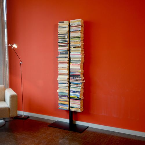 现代风格书架 - BOOKSBAUM 1 BIG - RADIUS DESIGN - 粉末涂层钢