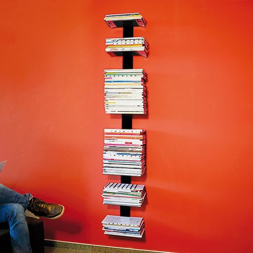 杂志报纸陈列架 - BOOKSBAUM MAGAZINE BIG - RADIUS DESIGN - 粉末涂层钢