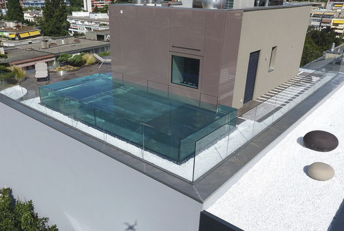 定制游泳池 - EXCELSIOR - PISCINES CARRE BLEU - 户外 / 酒店 / 半地下