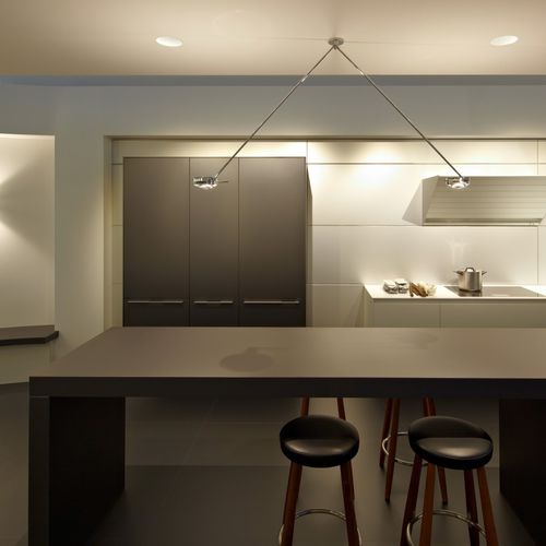 吊灯 - SENTO SOFFITTO DUE - Occhio - 铝制 / 钢 / 玻璃
