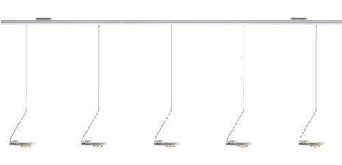 吊灯 - PURO: SISTEMA SOFFITTO CINQUE - Occhio - 玻璃 / 金属 / 现代风格