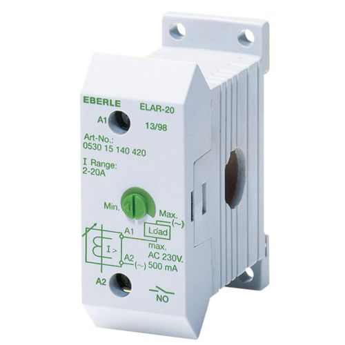 交流静态继电器 - ELAR 20 - Eberle Controls - 1NO / 单相 / DIN导轨