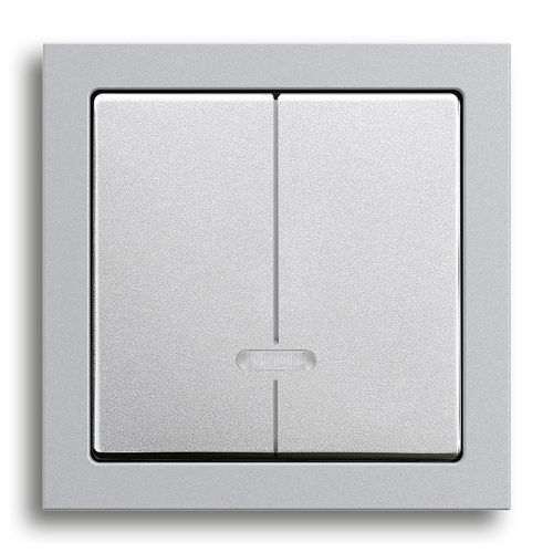 按钮式开关调光器 - MEMORY - BUSCH-JAEGER - 暗装 / 双 / 塑料