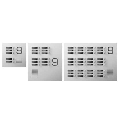 不锈钢门口呼叫站 - MONOBLOC - SKS - Kinkel Elektronik - 黄铜 / 住宅 / 壁挂