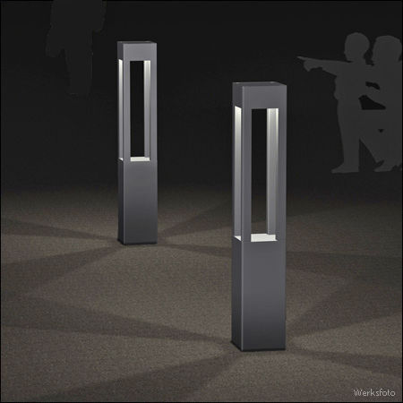 花园灯柱 - COLLONA Q TYPE 410 - LECCOR Leuchten GmbH - 用于公共空间 / 现代风格 / 不锈钢