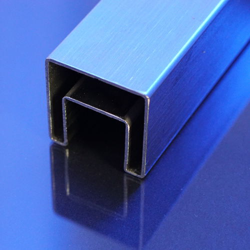 不锈钢扶手 - LAMANO U40x40 - LECCOR Leuchten GmbH - 玻璃 / 聚碳酸酯 / LED