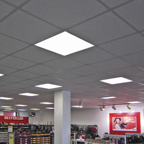 嵌入式天花板灯 - GRID PANEL 625 - LECCOR Leuchten GmbH - LED式 / 正方形 / IP30