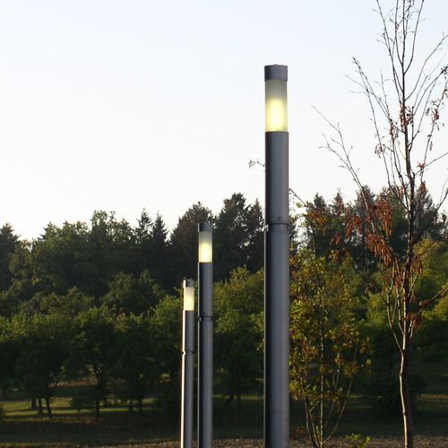 现代风格发光柱 - FIACCO TYPE 500/140 - LECCOR Leuchten GmbH - 不锈钢 / 玻璃 / 聚碳酸酯