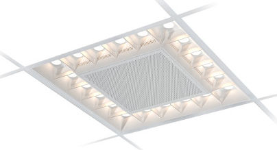 嵌入式天花板灯 - XL-20 - Thorlux Lighting / F.W. Thorpe PLC - LED式 / 正方形 / 金属