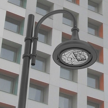 市政路灯 - GOBLET - AEC Illuminazione - 现代风格 / 铝铸铁 / 淬火玻璃罩