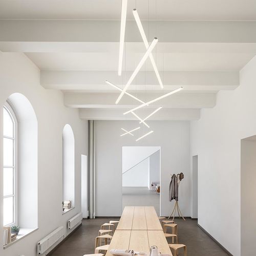 吊灯 - AROA - RIBAG Licht AG - 金属 / 有孔金属 / 丙烯塑料