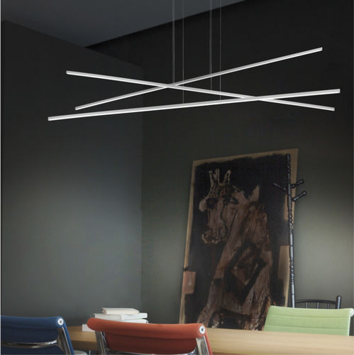 悬挂式照明设备 - STRAIGHT_P3 - LINEA LIGHT GROUP - LED式 / 线性 / IP20
