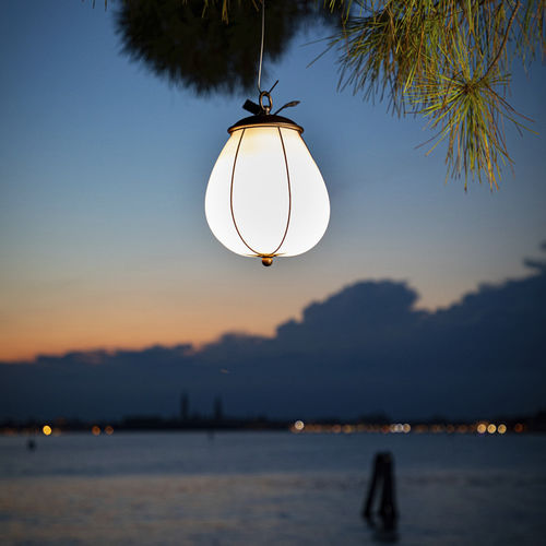吹制玻璃灯 - FAVOR - Siru Lighting - 悬吊 / 金属丝 / 不锈钢