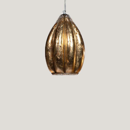 吊灯 - FOGLIA ORO - Siru Lighting - 水晶 / 金箔 / 现代风格