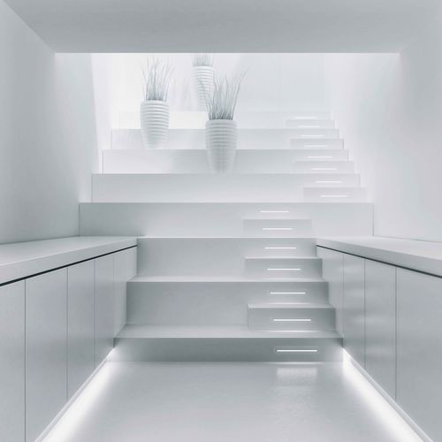 现代风格壁灯 - STRING STEP - PROLICHT - 室内 / 户外 / 喷漆钢
