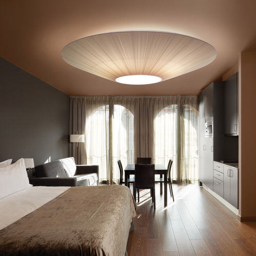 现代风格顶灯 - SIAM 200 - BOVER Barcelona - 圆形 / 不锈钢 / 甲基丙烯酸酯