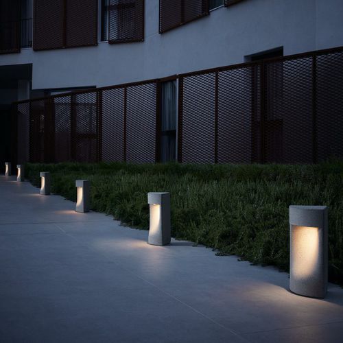 花园灯柱 - MOAI B/35 - BOVER Barcelona - 现代风格 / 不锈钢 / 铁