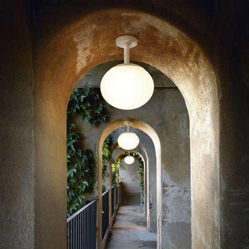 现代风格顶灯 - ELIPSE PF/30 - BOVER Barcelona - 圆形 / 聚乙烯 / 卤素