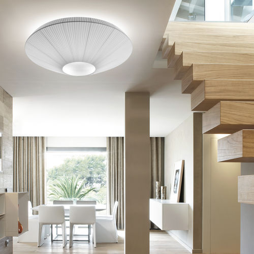 现代风格顶灯 - SIAM 150  - BOVER Barcelona - 圆形 / 不锈钢 / 甲基丙烯酸酯