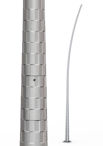 照明旗杆 - ATLAS C - Salvi Lighting - 电镀钢 / 铝铸铁